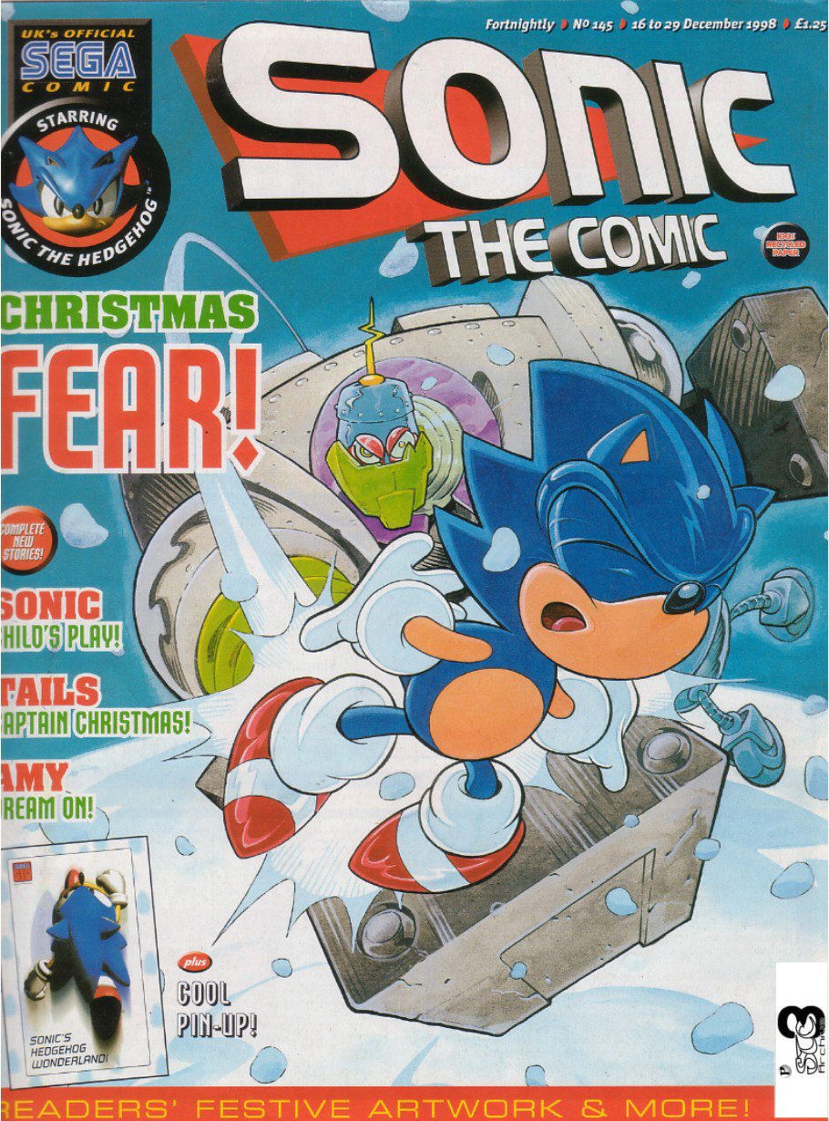 Sonic - The Comic Issue No. 145 Comic cover page